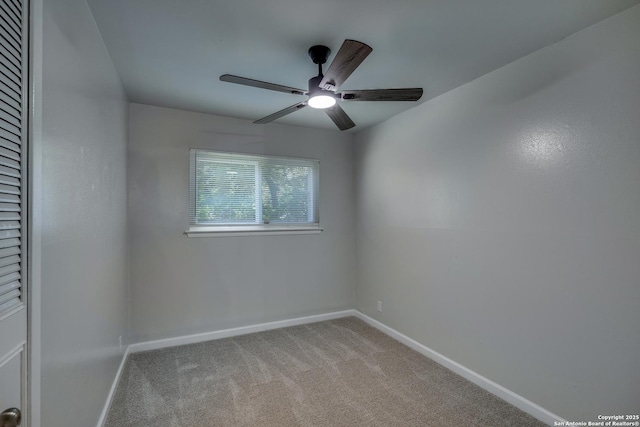 8302 Hastings, San Antonio, TX 78239 - unfurnished room with ceiling fan and carpet floors