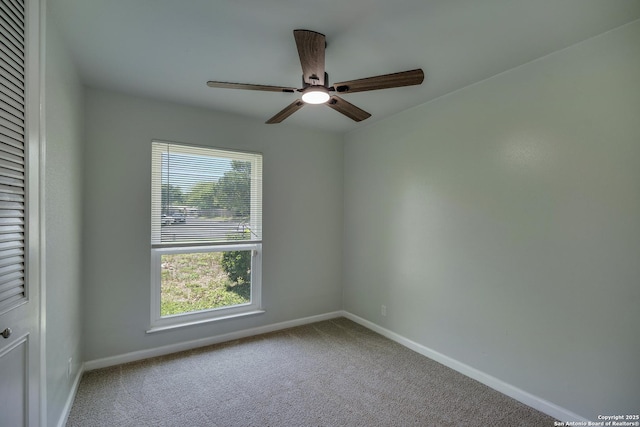 8302 Hastings, San Antonio, TX 78239 - carpeted empty room with healthy amount of natural light and ceiling fan