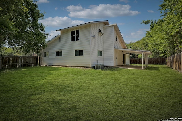 8302 Hastings, San Antonio, TX 78239 - rear view of property featuring a fenced backyard and a patio