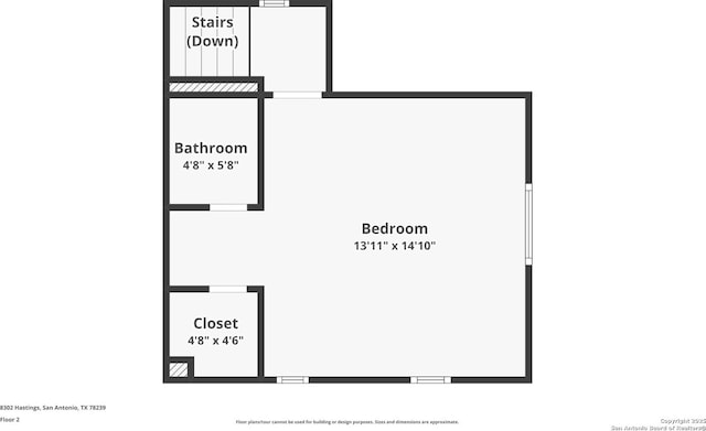 8302 Hastings, San Antonio, TX 78239 - view of floor plan / room layout