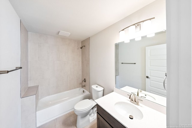 419 Ira Ave Unit 2101, San Antonio, TX 78209 - bathroom featuring vanity,  shower combination, and tile patterned flooring