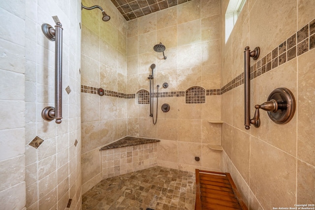 1437 Decanter, New Braunfels, TX 78132 - bathroom featuring a tile shower