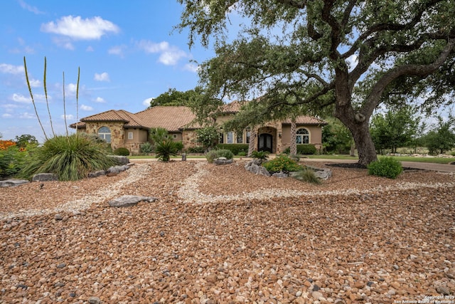 1437 Decanter, New Braunfels, TX 78132 - mediterranean / spanish home with a tile roof and stucco siding