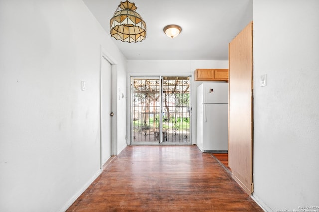 231 Craigmont, San Antonio, TX 78213 - corridor with wood finished floors and baseboards
