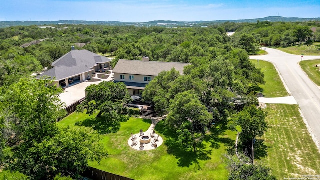 212 Wentworth, Spring Branch, TX 78070 - view from above of property featuring a forest