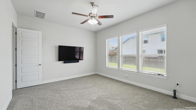 1606 Folk Victorian, New Braunfels, TX 78132 - spare room featuring carpet and a ceiling fan