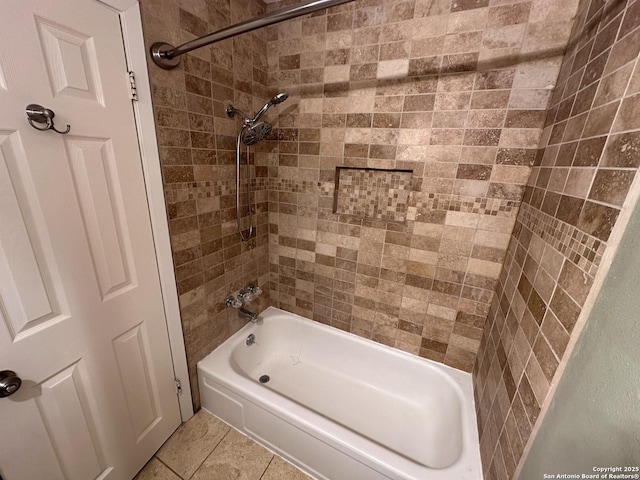 105 W Silver Sands Unit 105A, San Antonio, TX 78216 - full bathroom featuring  shower combination and tile patterned flooring