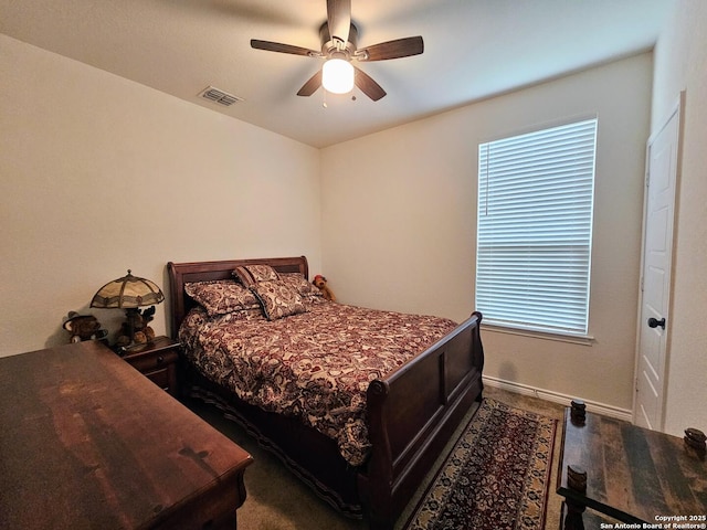 111 Lone Fls, Universal City, TX 78148 - carpeted bedroom featuring baseboards and a ceiling fan