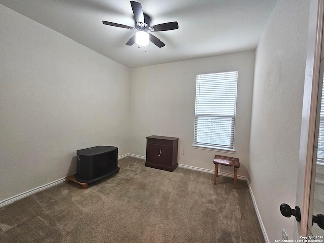 111 Lone Fls, Universal City, TX 78148 - empty room featuring carpet flooring and ceiling fan