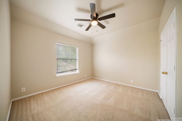 3837 Arroyo Seco, Schertz, TX 78154 - unfurnished room with light carpet and a ceiling fan