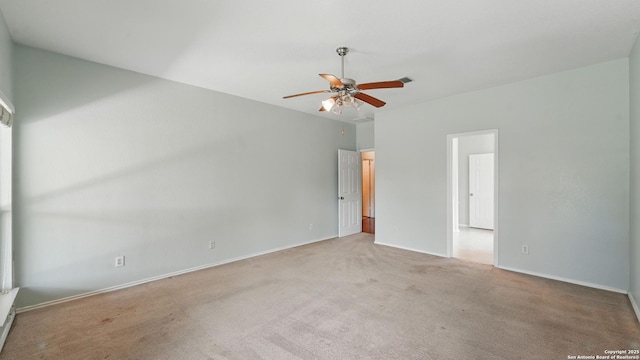 2166 Jolie, New Braunfels, TX 78130 - unfurnished bedroom with carpet and a ceiling fan