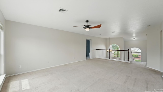 2166 Jolie, New Braunfels, TX 78130 - unfurnished room featuring a ceiling fan and light carpet
