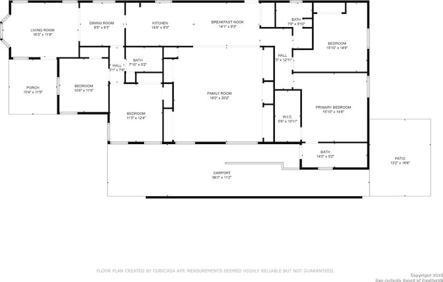 613 Drake Ave, San Antonio, TX 78204 - view of home floor plan