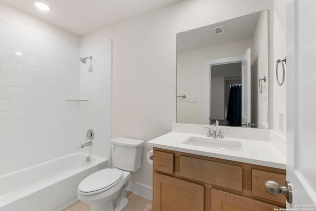 1845 Nettletree, New Braunfels, TX 78132 - full bathroom with vanity and bathtub / shower combination