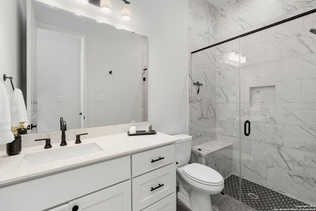 2905 Harvest Moon, Seguin, TX 78155 - full bath featuring vanity and a stall shower