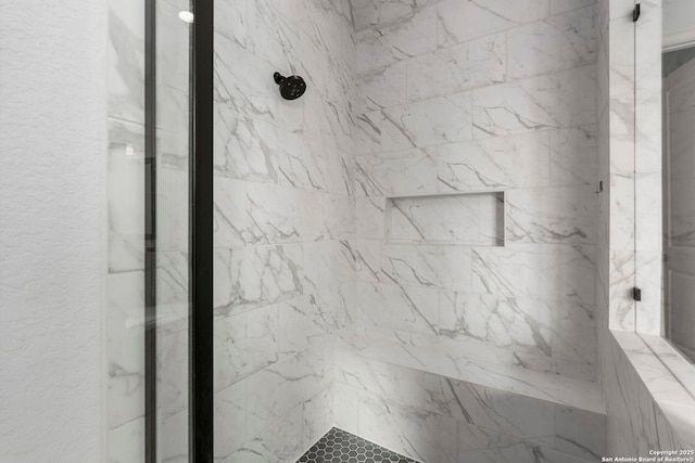 2905 Harvest Moon, Seguin, TX 78155 - bathroom with a marble finish shower