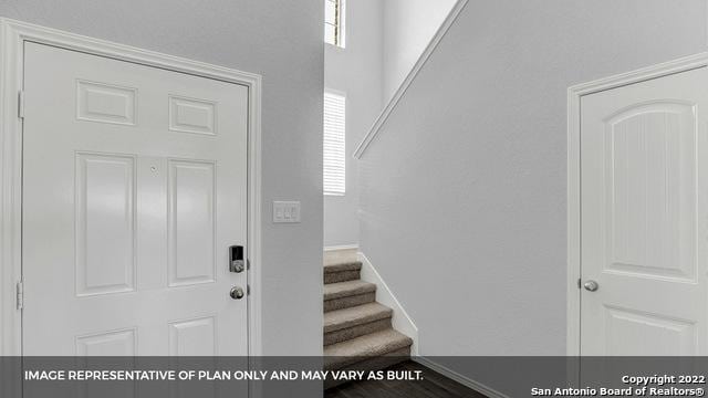21039 Watercourse Way, San Antonio, TX 78266 - entryway with stairway