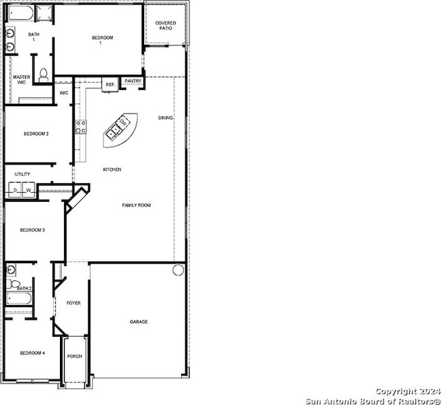 22716 Match Play, San Antonio, TX 78261 - view of home floor plan