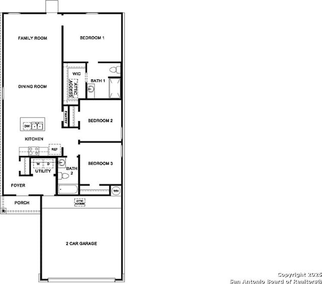 22926 Double Bogey, San Antonio, TX 78261 - view of home floor plan