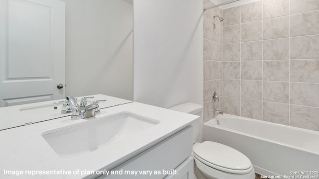 22926 Double Bogey, San Antonio, TX 78261 - bathroom with vanity and washtub / shower combination