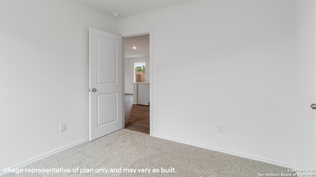 22926 Double Bogey, San Antonio, TX 78261 - carpeted spare room featuring baseboards
