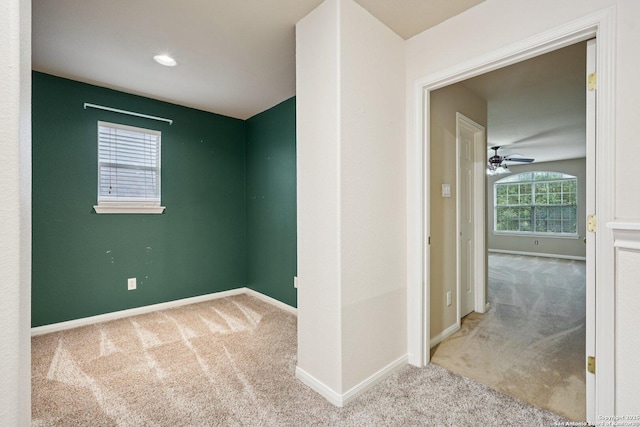 519 Catanbo, San Antonio, TX 78258 - carpeted spare room featuring baseboards and a ceiling fan
