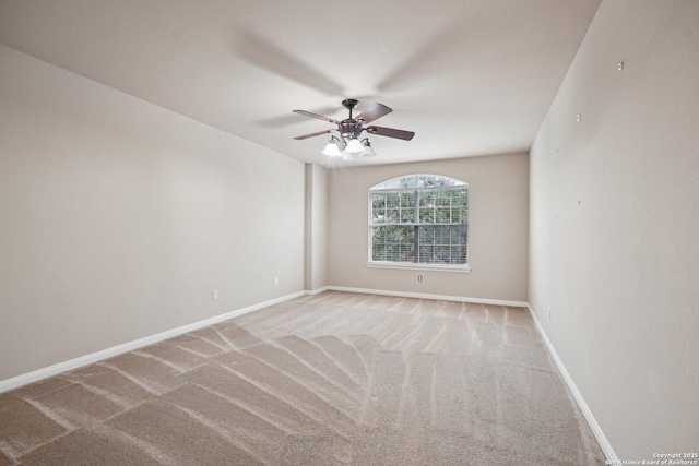 519 Catanbo, San Antonio, TX 78258 - spare room with ceiling fan and light colored carpet