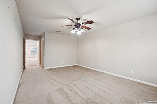 519 Catanbo, San Antonio, TX 78258 - empty room featuring ceiling fan and light colored carpet
