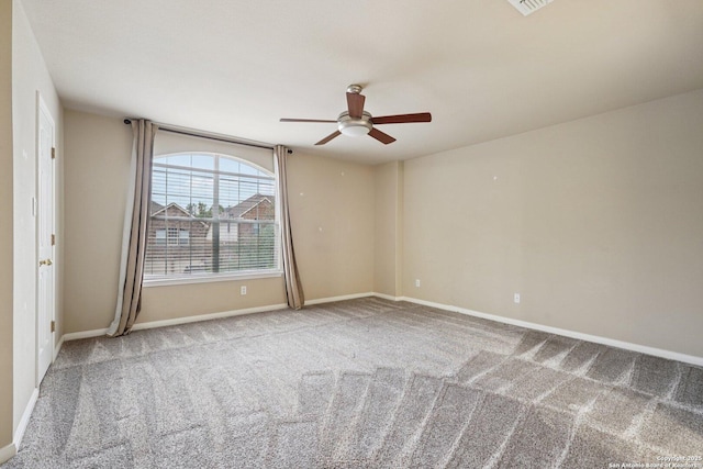 519 Catanbo, San Antonio, TX 78258 - carpeted empty room featuring a ceiling fan and baseboards