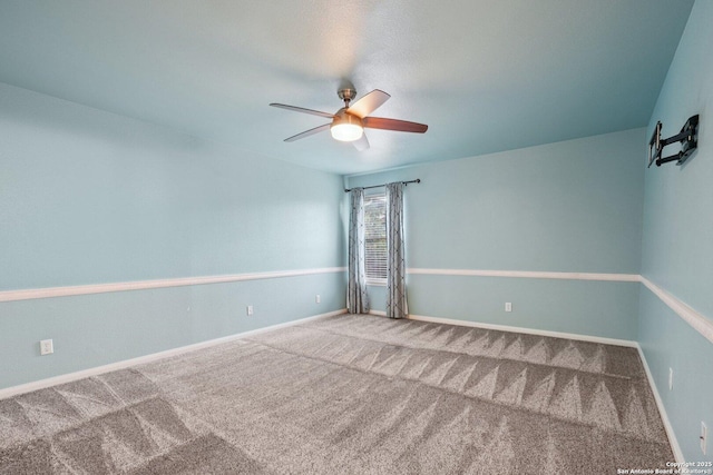 519 Catanbo, San Antonio, TX 78258 - empty room featuring ceiling fan and carpet flooring