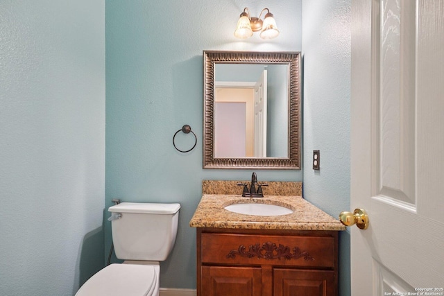 519 Catanbo, San Antonio, TX 78258 - bathroom with toilet and vanity