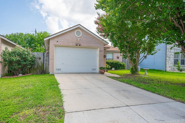 11002 Stagwood Pass, San Antonio, TX 78254 - ranch-style home featuring concrete driveway and brick siding