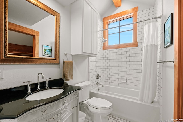 217 Alta, San Antonio, TX 78209 - full bath with vanity and shower / bathtub combination with curtain
