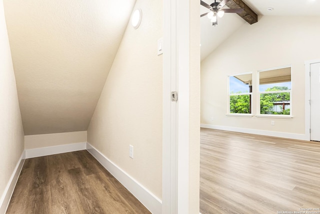 302 Riley Way, Kerrville, TX 78028 - additional living space with wood finished floors and a ceiling fan