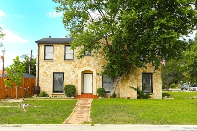 1002 Kampmann Blvd, San Antonio, TX 78201 - view of front facade featuring stone siding and roof with shingles