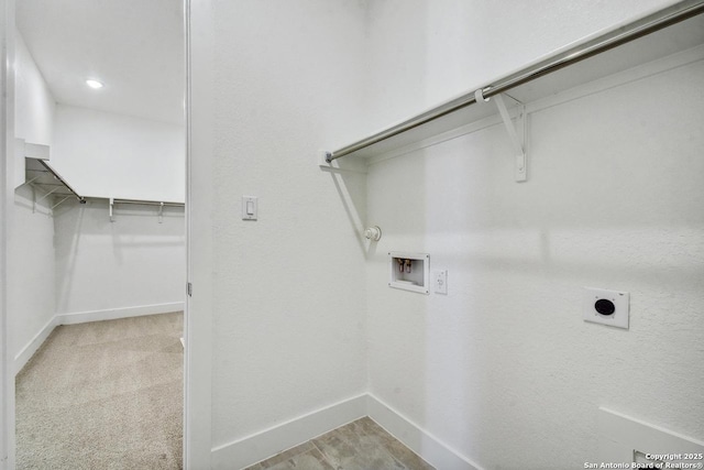 228 Dulce Vis, Boerne, TX 78006 - laundry area featuring washer hookup, electric dryer hookup, and gas dryer hookup