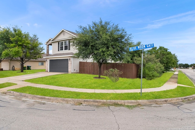 228 Blue Moon Gait, Selma, TX 78154 - view of front of house featuring a garage and concrete driveway