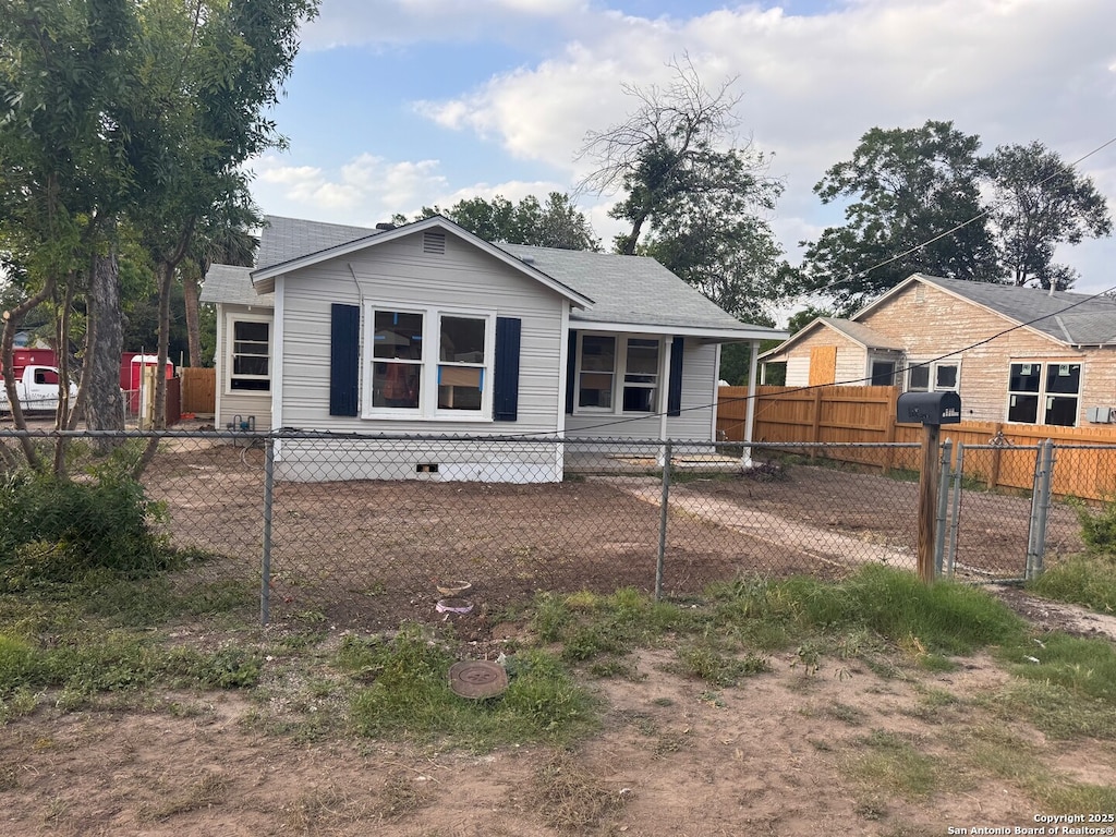 1203 Denver, San Antonio, TX 78210 - view of front facade featuring roof with shingles
