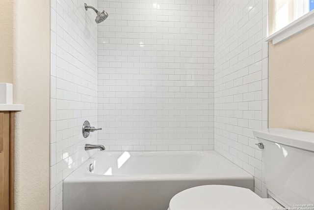 304 Riley Way, Kerrville, TX 78028 - bathroom with bathtub / shower combination and a textured wall