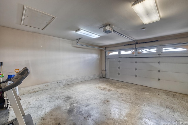 104 Sunday Ct, Uvalde, TX 78801 - garage with a garage door opener