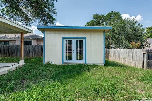 2500 Newning, Schertz, TX 78154 - view of outbuilding featuring a fenced backyard