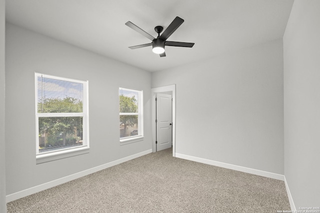 10706 Pharaoh Run, San Antonio, TX 78254 - carpeted empty room featuring baseboards and ceiling fan