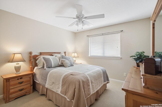 14630 Snip, San Antonio, TX 78248 - bedroom with light carpet and a ceiling fan