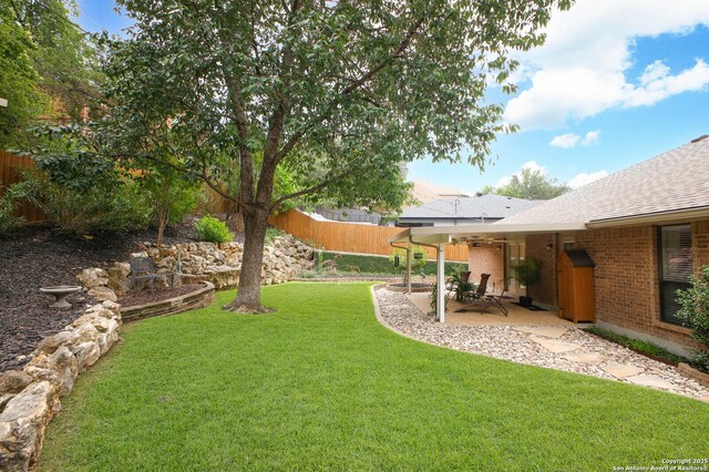 14630 Snip, San Antonio, TX 78248 - view of yard featuring a patio area