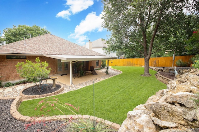 14630 Snip, San Antonio, TX 78248 - view of yard featuring a patio