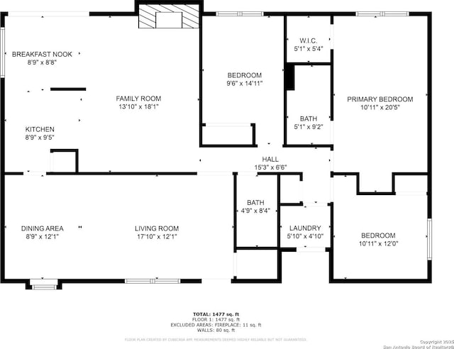 5811 Lake Chap, San Antonio, TX 78222 - view of room layout