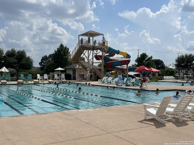13949 Amazing Vly, San Antonio, TX 78254 - community pool with a patio area and stairs
