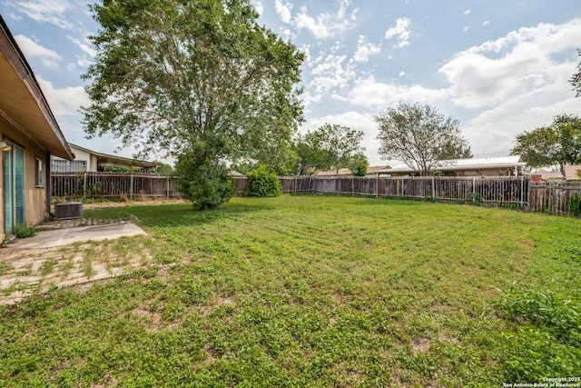 1034 Lemon Tree, San Antonio, TX 78245 - fenced backyard with a patio