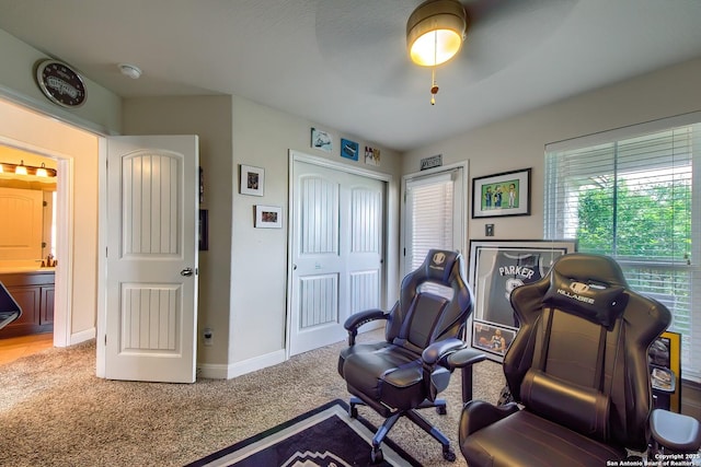 5938 Akin Song, San Antonio, TX 78261 - interior space featuring carpet floors and baseboards