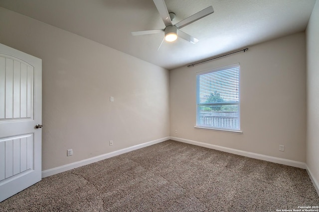 5938 Akin Song, San Antonio, TX 78261 - unfurnished room featuring ceiling fan and carpet